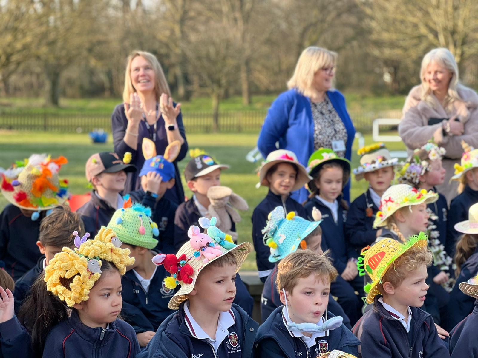 Pre-Prep and Nursery School Easter bonnet parade - Claremont Fan Court ...