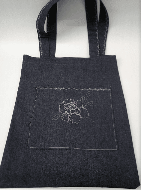 Hitomezashi Sashiko - tote bag kit + class — Romor Designs